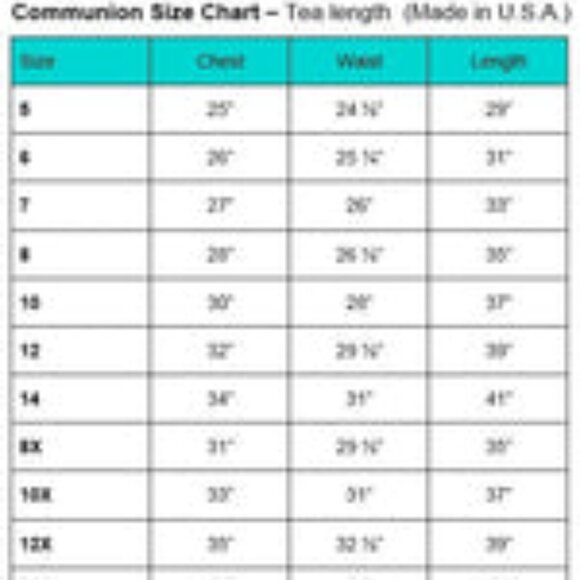 Sizes 6 & 8, Girls White First Communion Dress w/ Embroidered Organza (110) - Picture 3 of 4